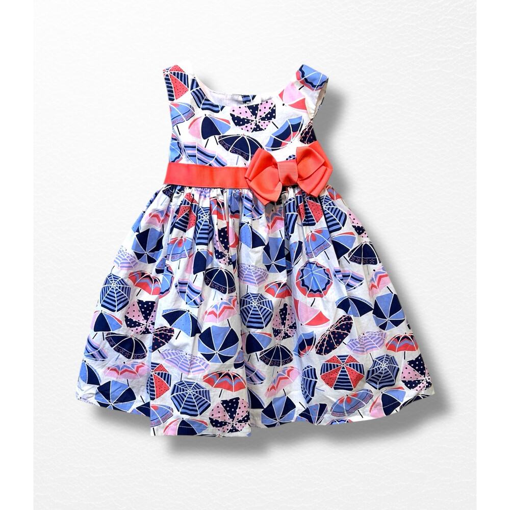 Jillian’s Closet Beach Umbrellas Dress, 12 Months